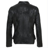 Winter Gothic Black Faux Leather Jackets