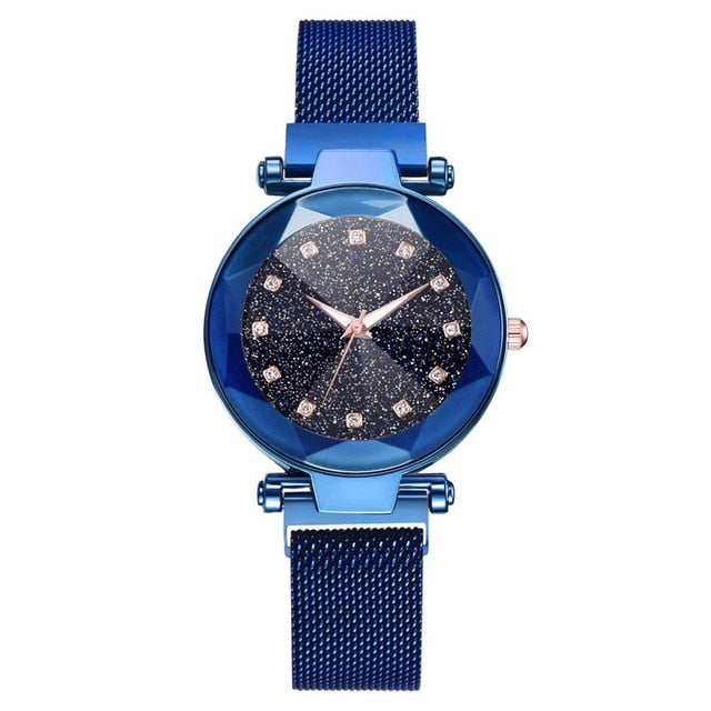 Ladies Magnetic Starry Sky Clock Luxury Women Watch