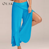 Split Casual Loose Wide Leg Pants