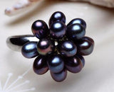 Freshwater Flower Wedding Ring