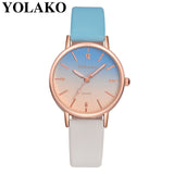 Brand Leather Quartz Women's Watch