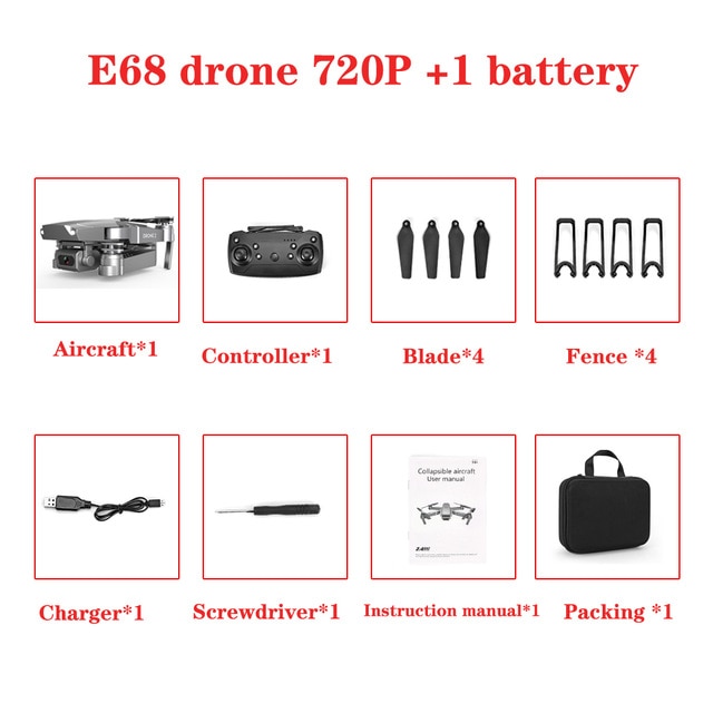 HD 4K WIFI 1080P FPV Drones
