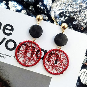 Luxury Simple Big Round Earrings