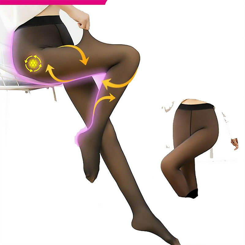 Translucent Warm Fleece Pantyhose