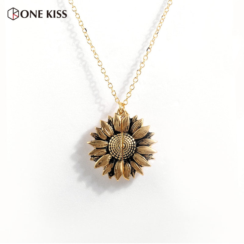 Open Engrave letter Necklaces Lover Gift