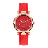 Rose Gold Quartz Watch Female Belt Watch