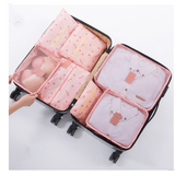 Travel clothing bra storage bag 6 and 7 sets of classification storage bag luggage sorting bag clothing dispensing bag