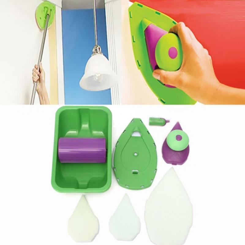 Decorative Paint Roller and Tray Set Painting Brush
