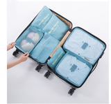 Travel clothing bra storage bag 6 and 7 sets of classification storage bag luggage sorting bag clothing dispensing bag