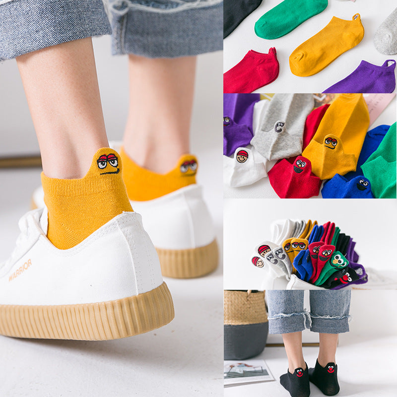 Happy Funny Casual ankle Socks