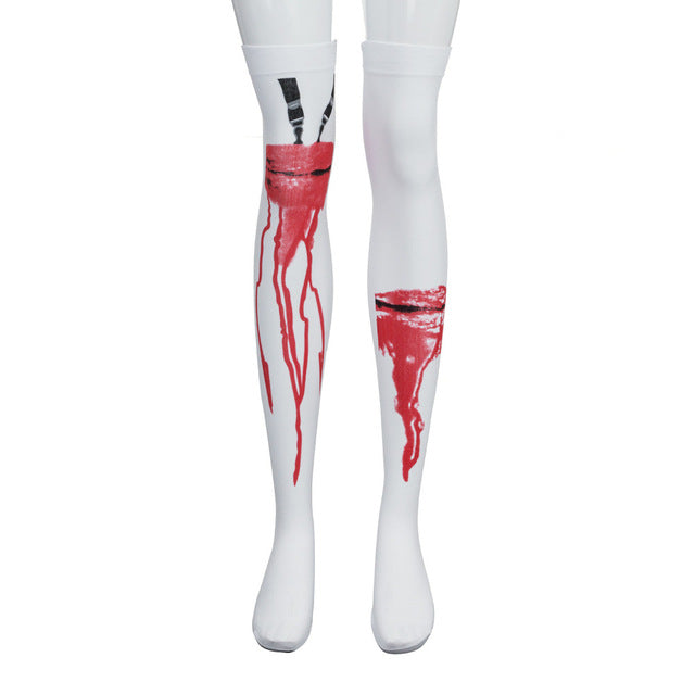 Long Knee High Socks Costume Stockings