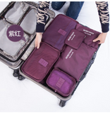 Travel clothing bra storage bag 6 and 7 sets of classification storage bag luggage sorting bag clothing dispensing bag