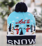 Led Light Cotton Christmas Hat