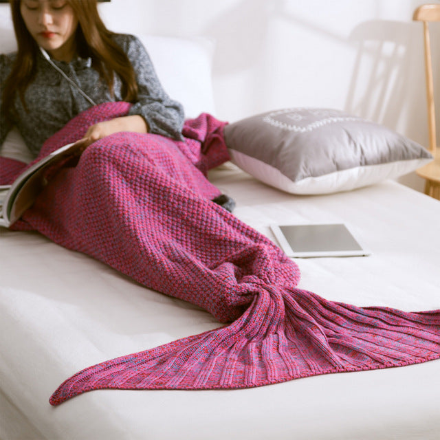 Handmade Knitted Sleeping Bag For Home