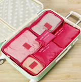 Travel clothing bra storage bag 6 and 7 sets of classification storage bag luggage sorting bag clothing dispensing bag