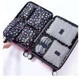 Travel clothing bra storage bag 6 and 7 sets of classification storage bag luggage sorting bag clothing dispensing bag