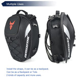Multi-functional Durable Rear Motorcycle Seat Bag