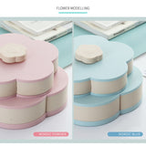 Petal-Shape Rotating Snack Box