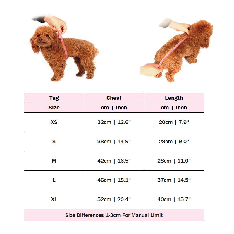 Winter Pet Sleeping Clothes