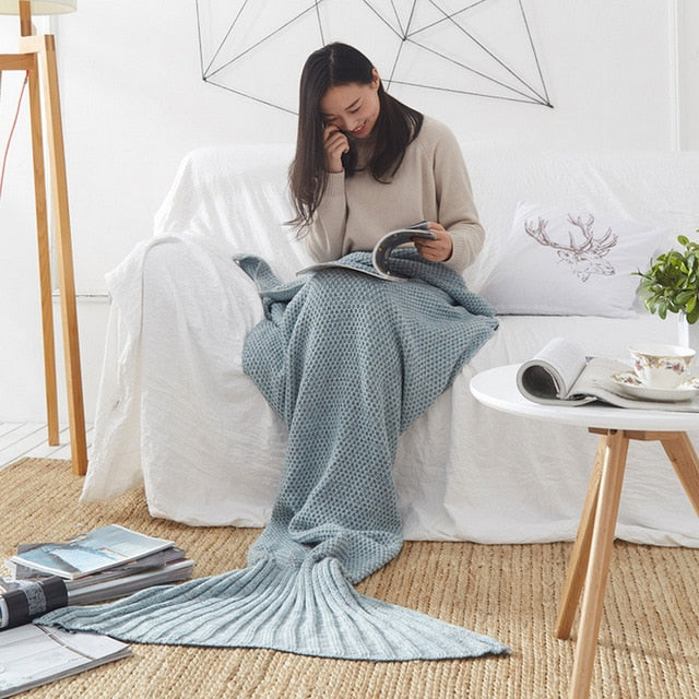 Handmade Knitted Sleeping Bag For Home