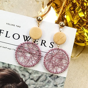 Luxury Simple Big Round Earrings