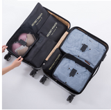 Travel clothing bra storage bag 6 and 7 sets of classification storage bag luggage sorting bag clothing dispensing bag