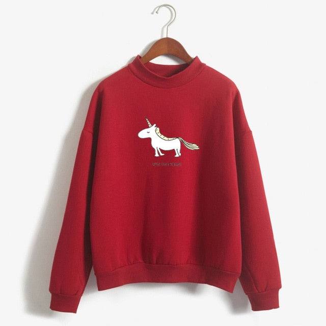 Unicorn Long Sleeve Fleece Hoodies