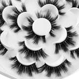 7 Pairs 3D Mink Hair False Eyelashes