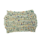 Ponytail Beanie Women Stretch Knitted Hats
