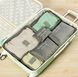 Travel clothing bra storage bag 6 and 7 sets of classification storage bag luggage sorting bag clothing dispensing bag