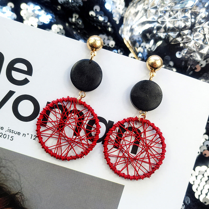 Luxury Simple Big Round Earrings