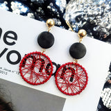 Luxury Simple Big Round Earrings