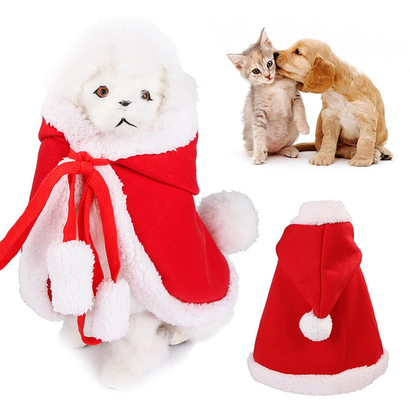 Pet Christmas Hooded Cloth