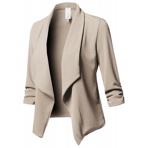 Women Long Sleeve Black Blazers