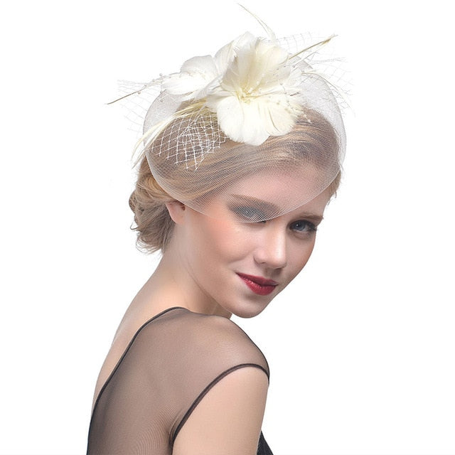 Wedding Bridal Mesh Veil Hats