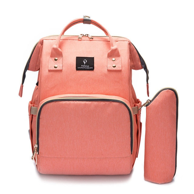 USB Large Capacity Nappy Waterproof Bag