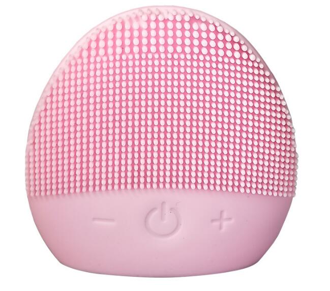 USB Facial Cleansing Brush Sonic Vibration Mini Face Cleaner