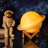 Rechargeable 3D Print Saturn Lamp