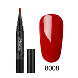 60 Colors Soak Off Enamel Nail Glue Pen