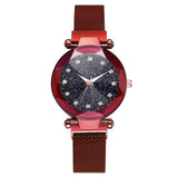 Ladies Magnetic Starry Sky Clock Luxury Women Watch