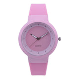 Silicone Band Round Wrist Watch