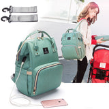 USB Large Capacity Nappy Waterproof Bag