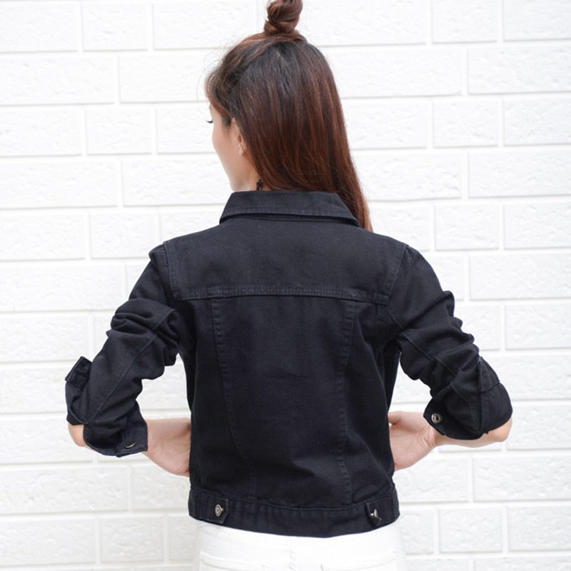 Light Blue Bomber Short Denim Jackcets