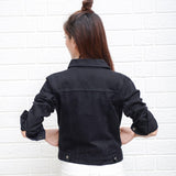 Light Blue Bomber Short Denim Jackcets