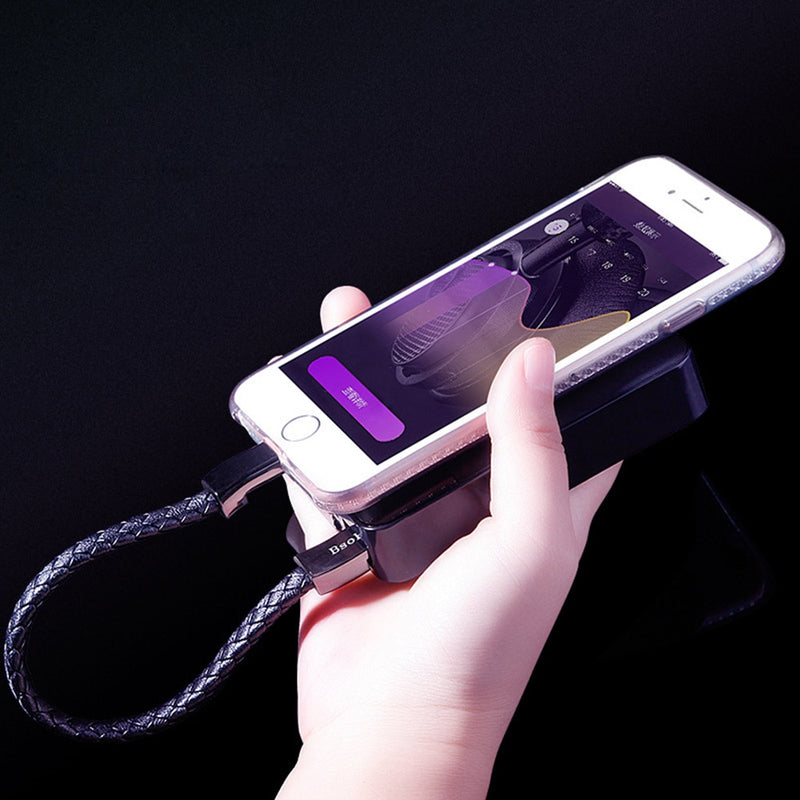 Travel Fast USB Phone Chargers Leather Bracelet