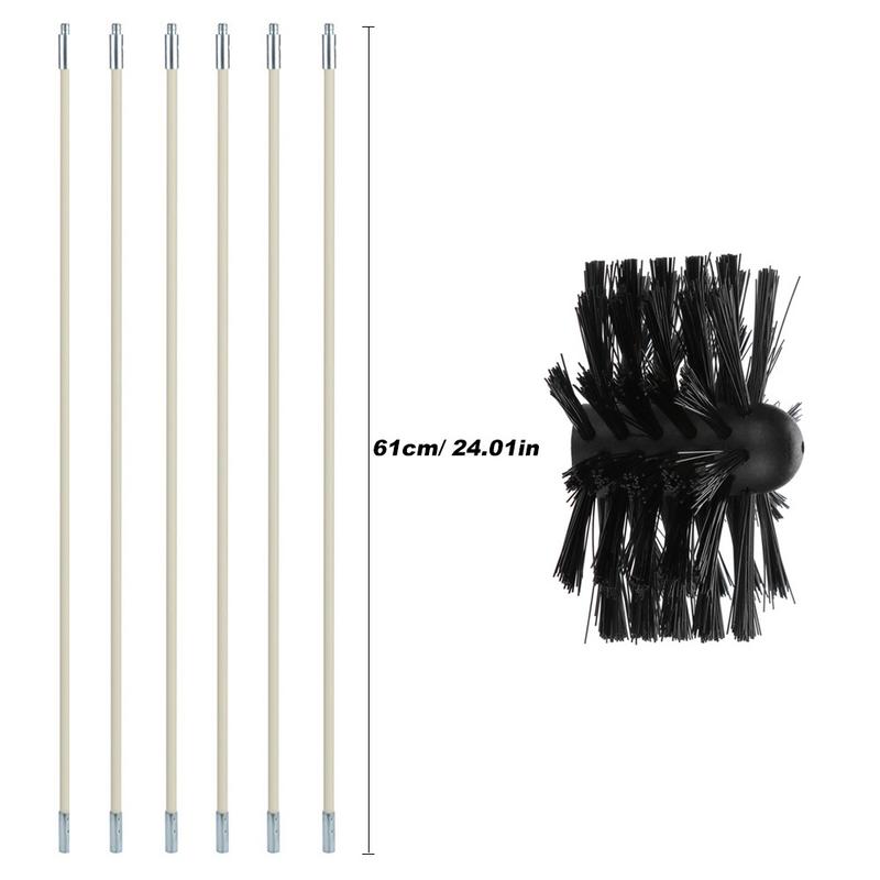 Bendable Long nylon wire Chimney Brush