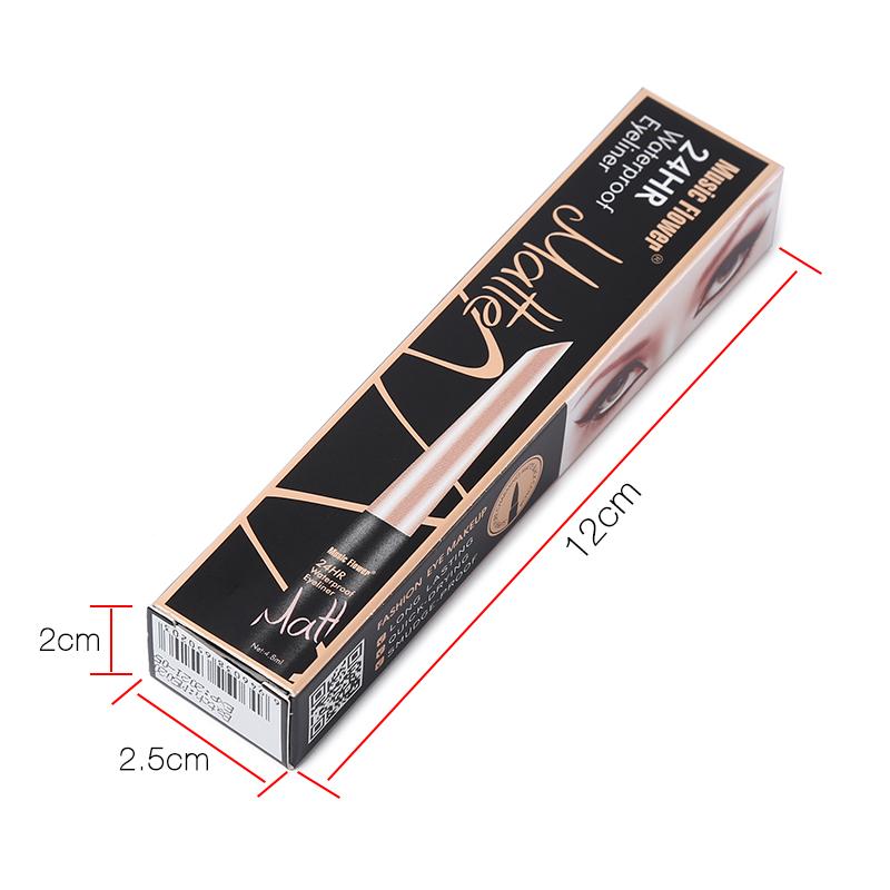 Music Flower Brand Waterproof Liqiud Eyeliner Pencil