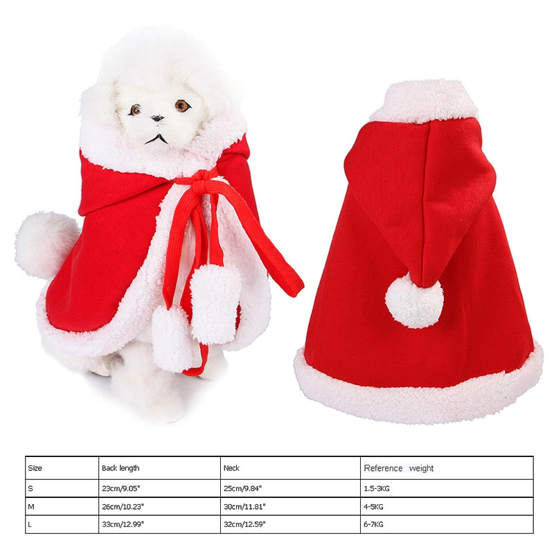 Pet Christmas Hooded Cloth