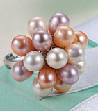 Freshwater Flower Wedding Ring