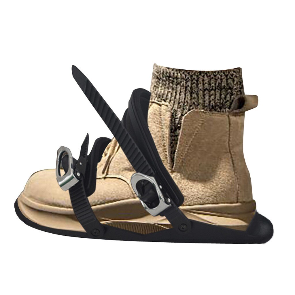 Portable Skiing Shoes Combine Skates With Skis